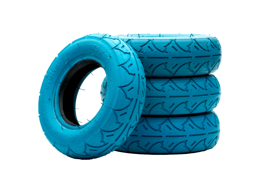 Evolve Tire Set 7 inch Blue