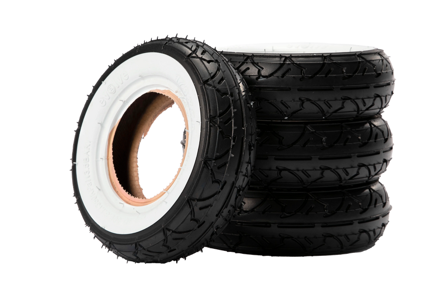 Evolve Tire Set 7 inch White Wall